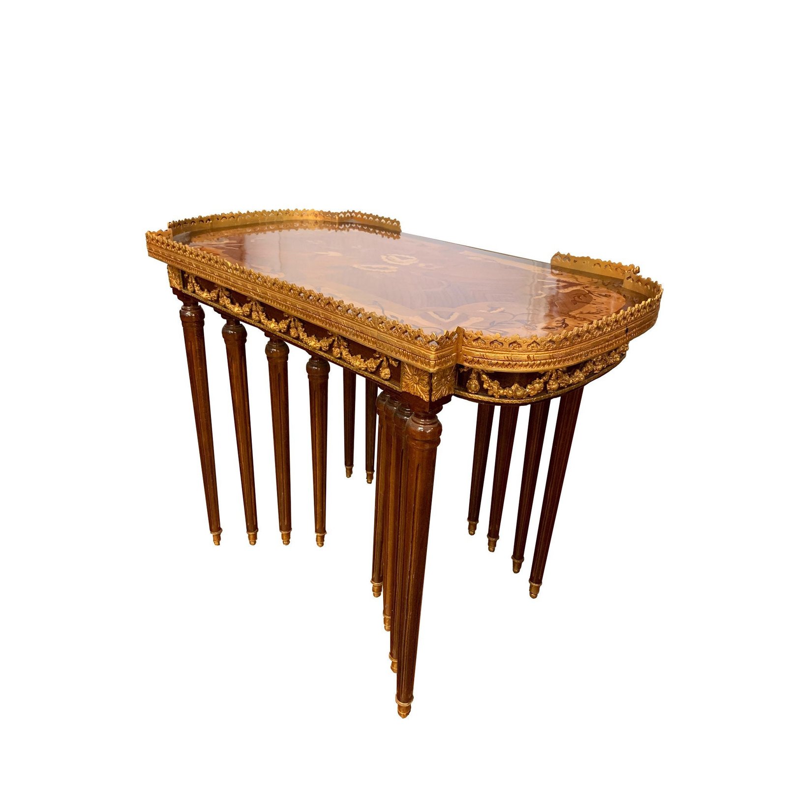 Louis XVI French style nesting tables - Image 4
