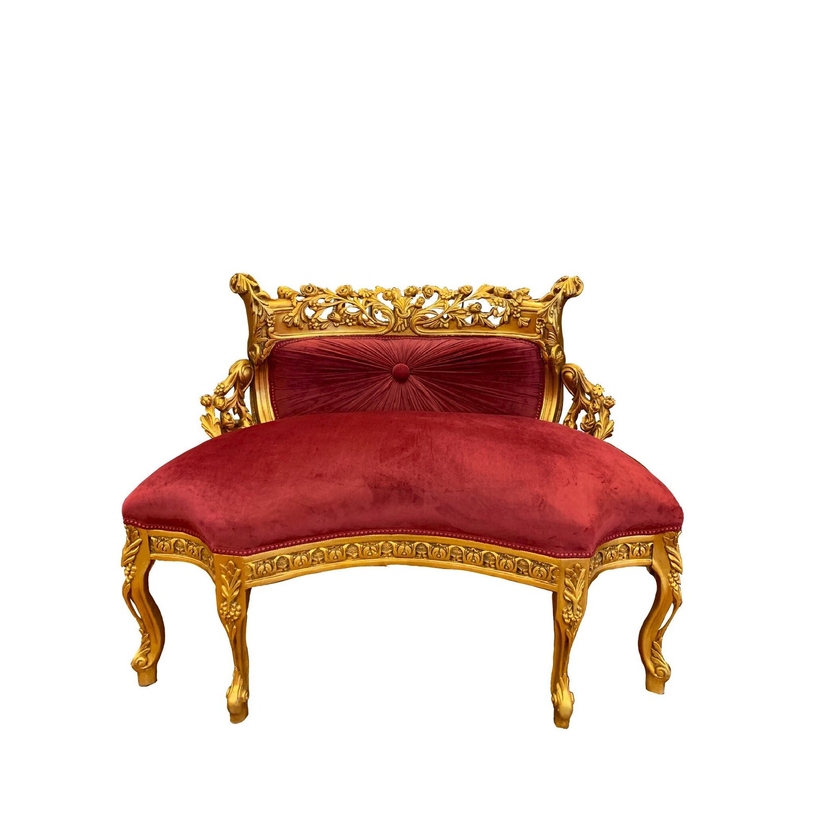 Petite Louis XV French style Settee - Image 2