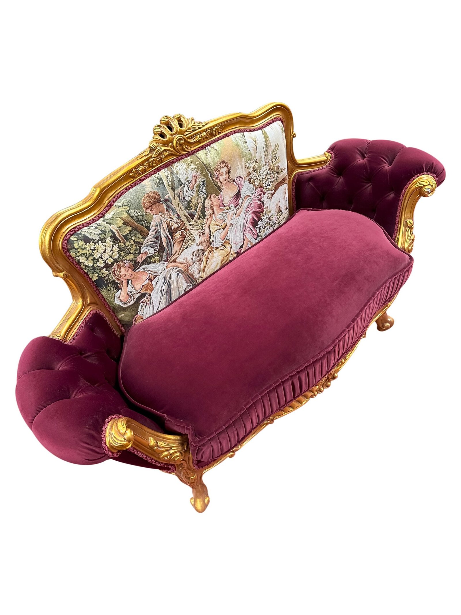 Louis XV French style settee - Image 3