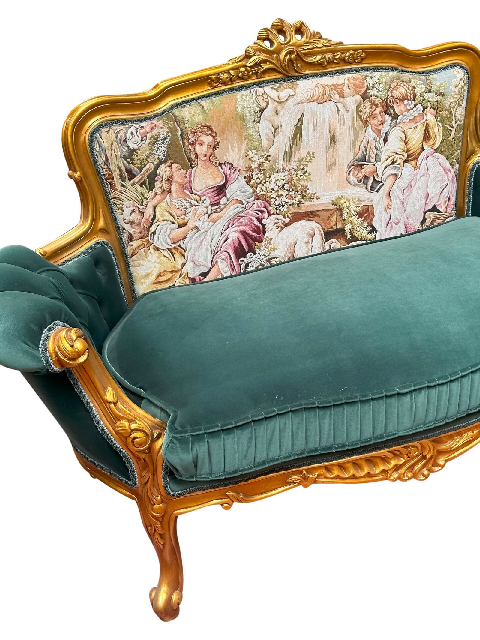 Louis XV French style settee - Image 3