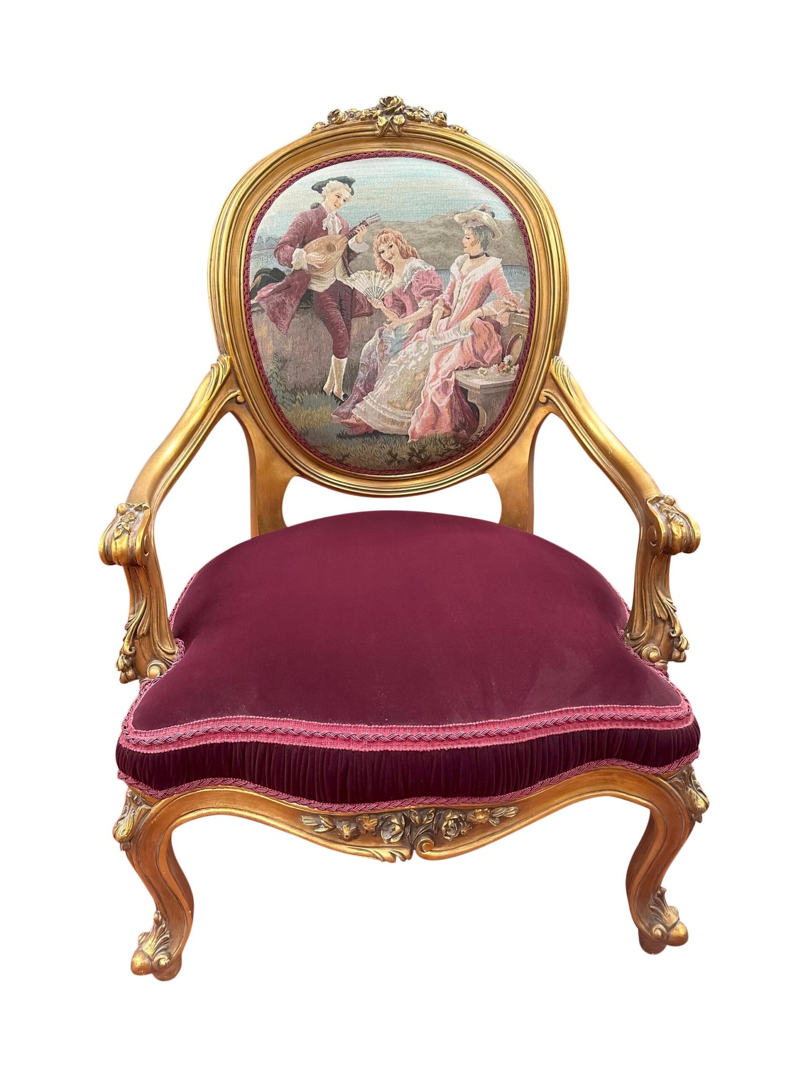 Louis XV French provincial armchair - Image 2