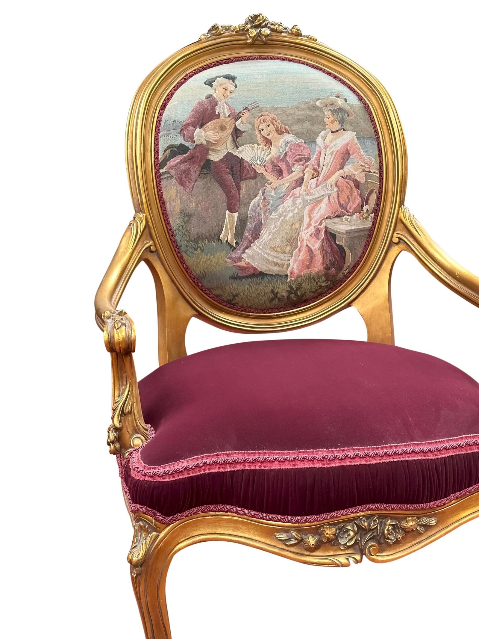 Louis XV French provincial armchair - Image 4