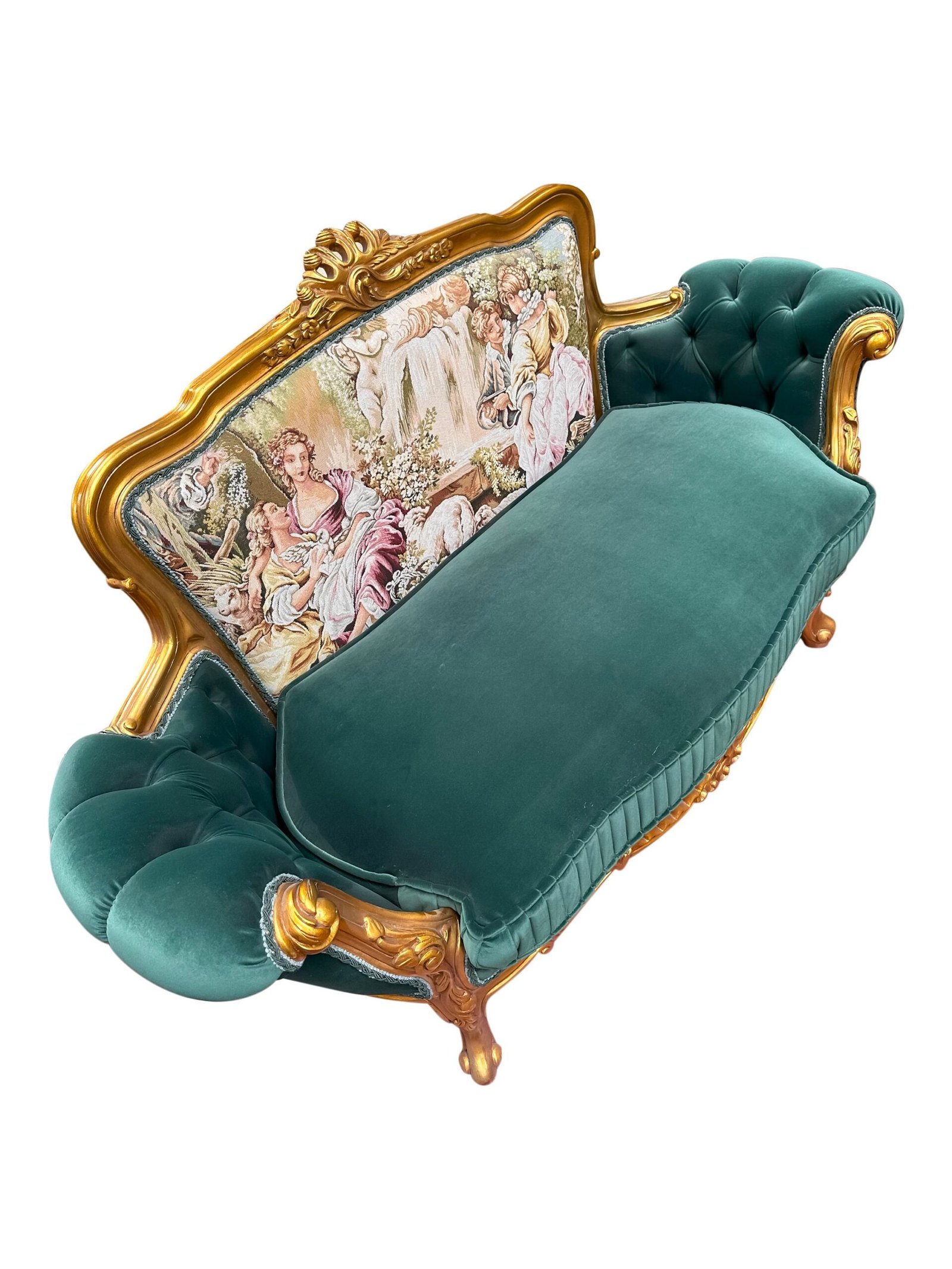 Louis XV French style settee - Image 4