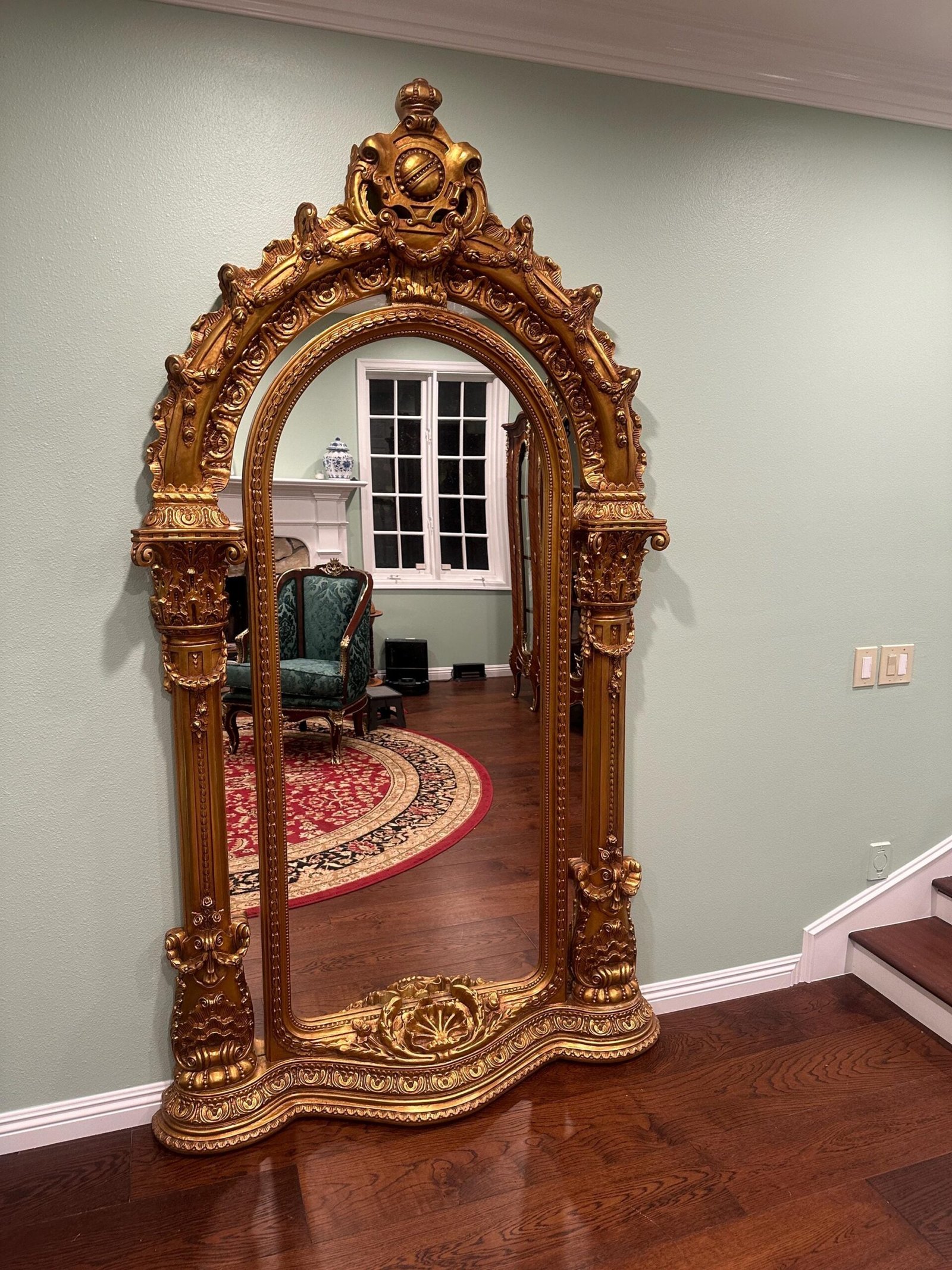 18th Century Victorian style Floor mirror - Image 2