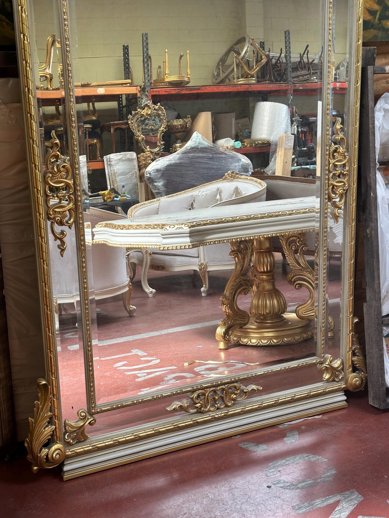 18th Century French style Floor mirror - Image 6