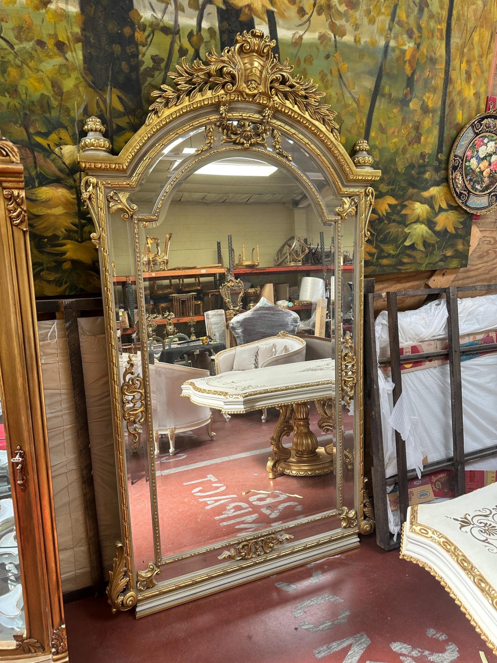 18th Century French style Floor mirror - Image 2